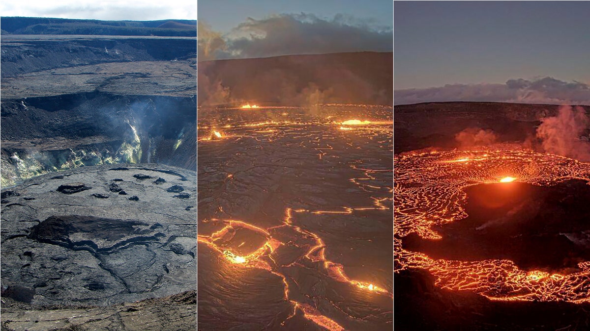 Photos show Hawaii's Kilauea volcano erupting again