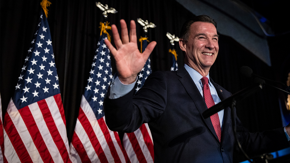 Pro-Palestinian protesters interrupt Democrat Tom Souzzi's victory speech after he wins congressional seat