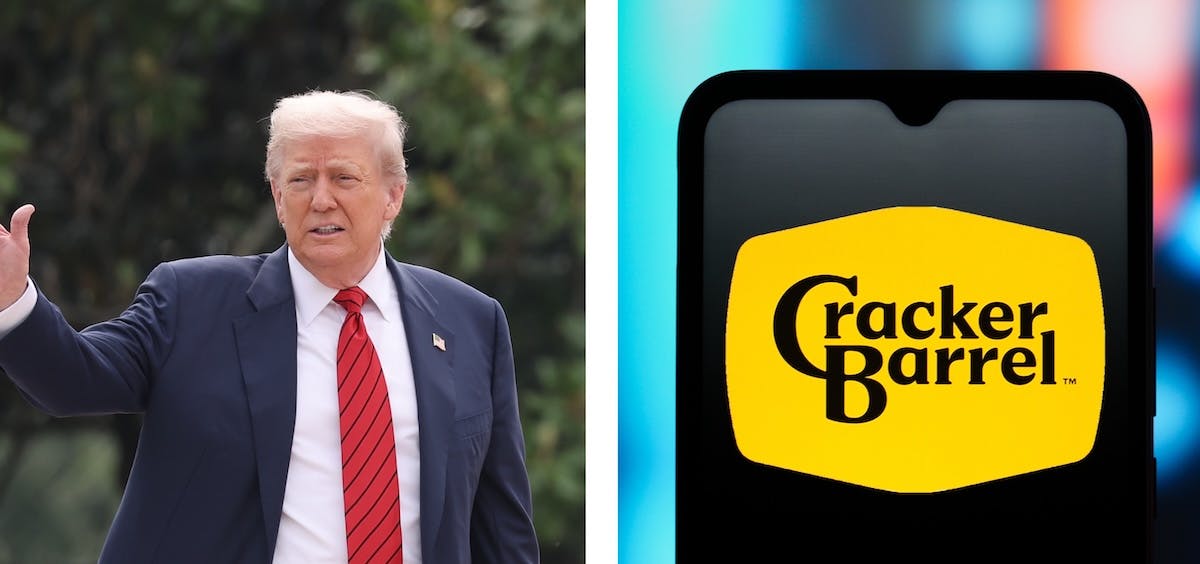 Make Cracker Barrel Great Again: Trump Dishes Branding Advice As Customers Revolt