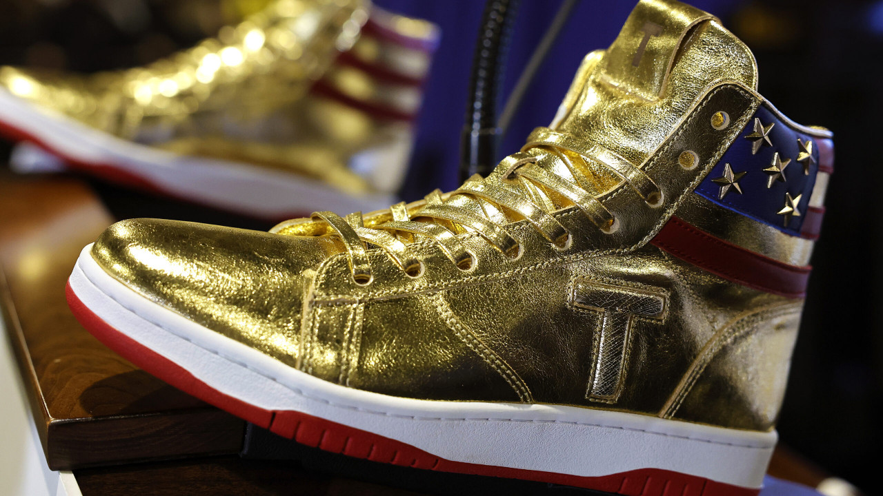 Trump Unveils $400 Trump Shoes At Sneaker Con
