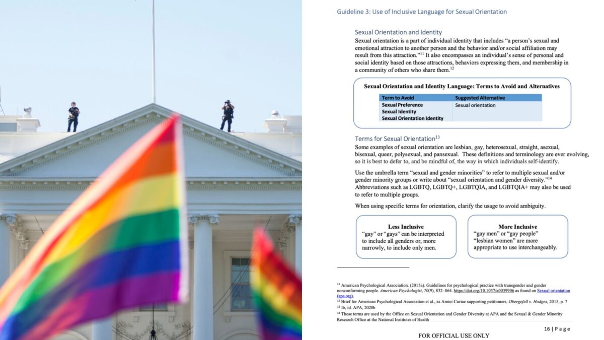 EXCLUSIVE: Federal Guide On ‘Inclusive Language’ Tells Bureaucrats To Ditch Gendered Terms Like ‘Son,’ ‘Daughter’