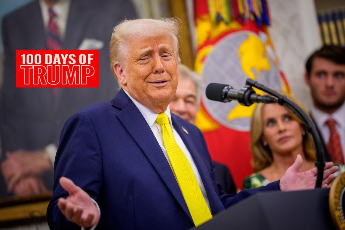 Major Network Trump Coverage 92% Negative In First 100 Days