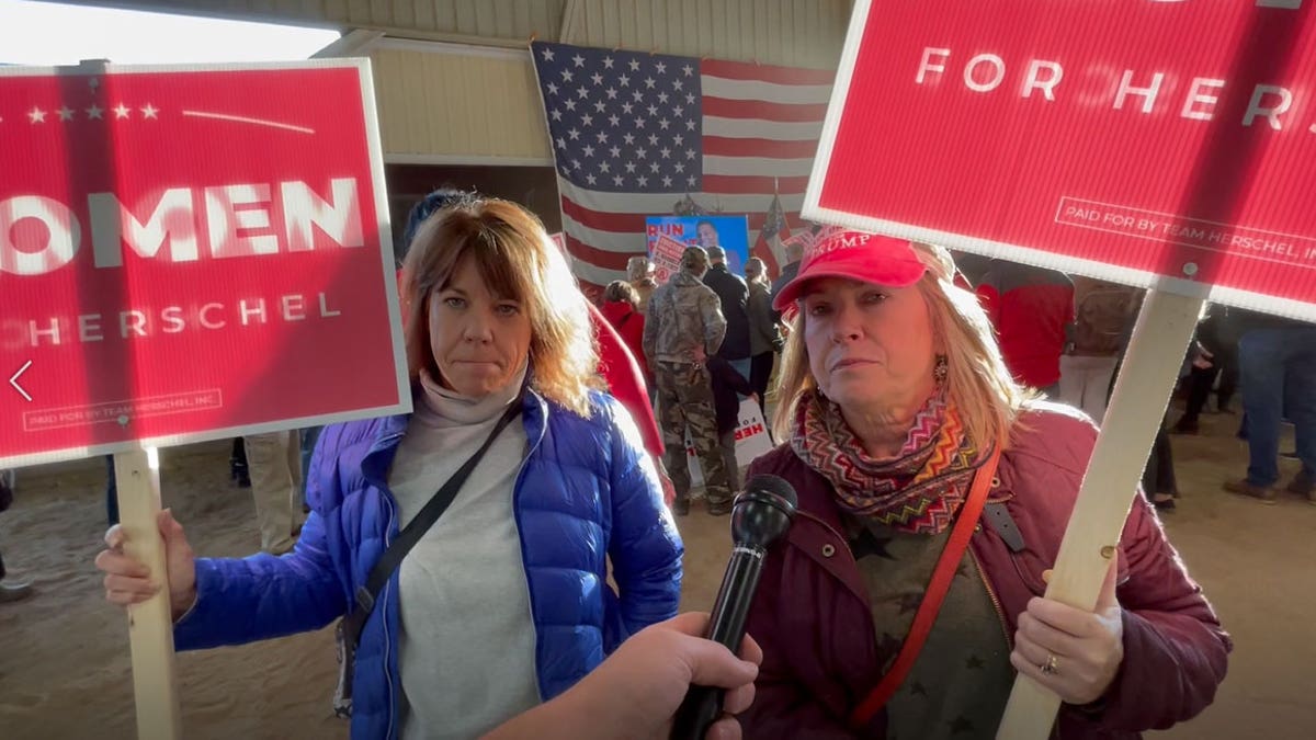 WATCH: Georgia voters split between DeSantis, Trump as top 2024 presidential choice