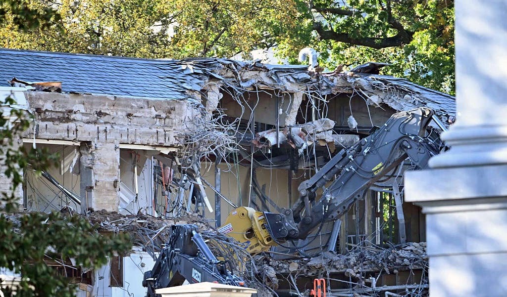 Work Begins On Trump’s ‘New, Big, Beautiful White House Ballroom’