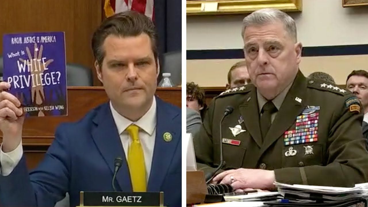 Matt Gaetz Grills Military Brass on Drag Shows and Racism – General Milley Commits to End Drag Queen Story Hour on US Military Bases