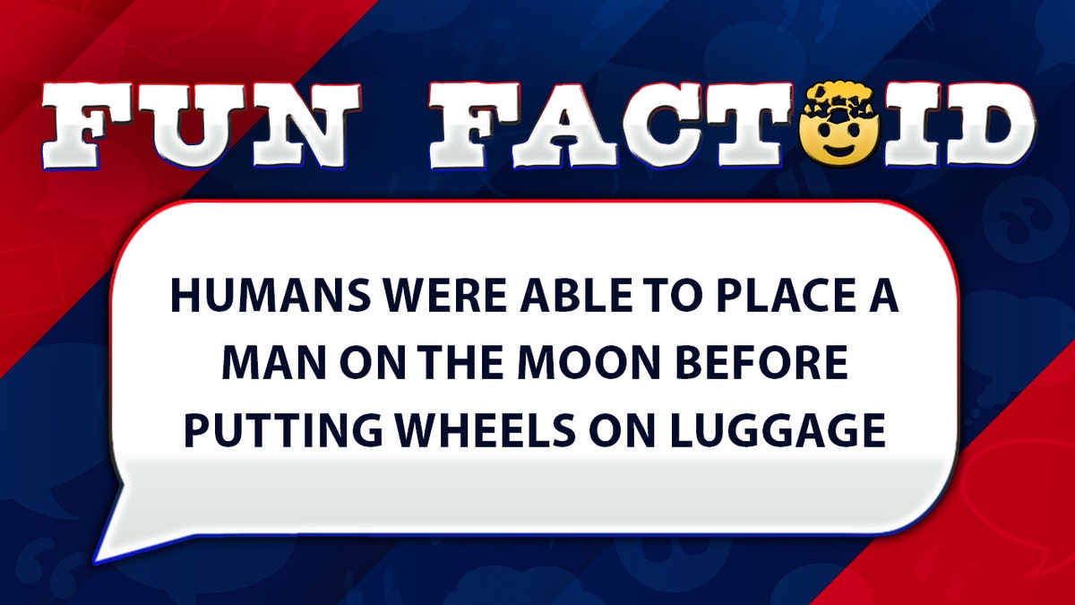 Fun Facts: Man on the moon or wheels on luggage – which came first?