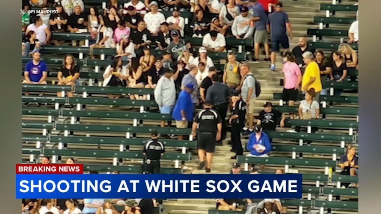 DEVELOPING: Fans Pour Out of Stadium After Two People Shot at White Sox Game