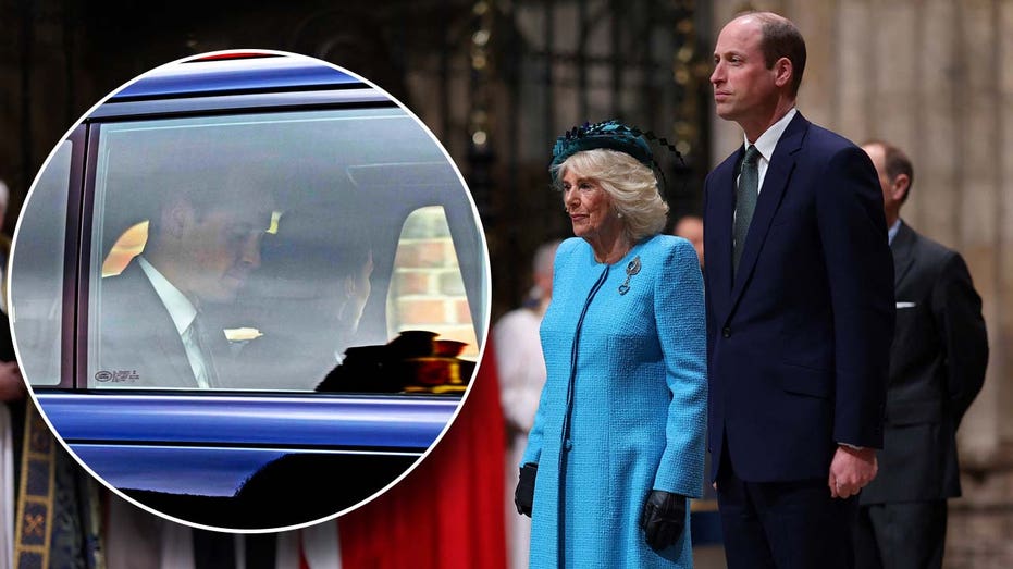 Kate Middleton seen with Prince William before he joined Queen Camilla at Commonwealth Day event