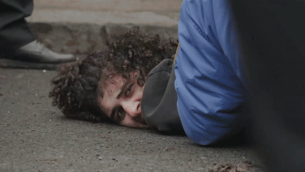 Dramatic video shows NYPD tackling man who threw ‘ignited device’ near NYC mayor's home during protest clash