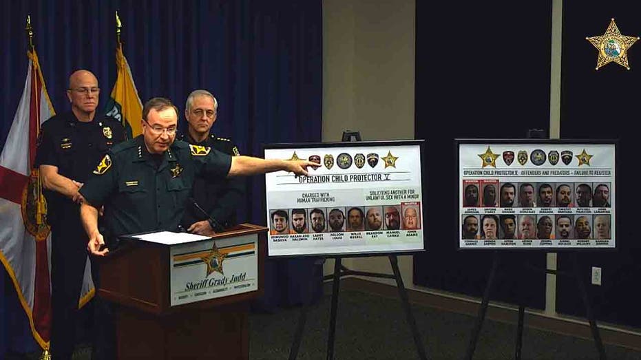 7 child sex predators arrested in Florida undercover sting include TSA officer, retired Army member: sheriff