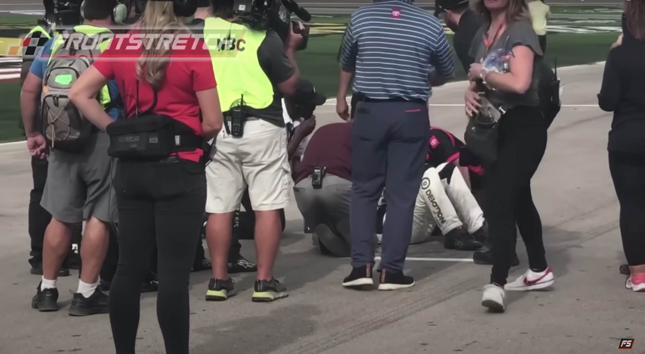 “I’ve Never Passed Out in My Life” – Race Car Driver Trevor Bayne Faints During Live Interview After Xfinity Las Vegas Race