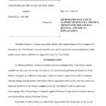 Trump’s Attorneys Move to Recuse Judge From Manhattan DA Case Due to Daughter Working With Biden-Harris Campaign