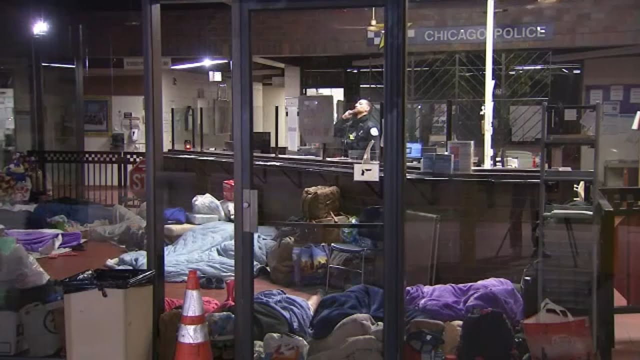 Chicago Police Stations Now Being Used to House Illegal Migrants (VIDEO)