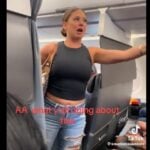GOING VIRAL: Hallucinating Woman Exits Plane After Pointing Out that the “Mother F***er” in Back Is Not Real (VIDEO)