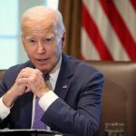 WASHINGTON, DC - OCTOBER 02: U.S. President Joe Biden holds a Cabinet meeting at the White House on October 02, 2023 in Washington, DC. Biden held the meeting to discuss economic legislation, artificial intelligence, and gun violence. (Photo by Kevin Dietsch/Getty Images)