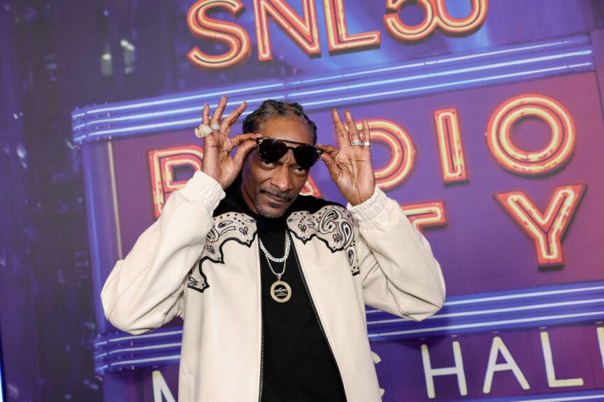 SNL50: THE HOMECOMING CONCERT -- Pictured: (l-r) Snoop Dogg at Radio City Music Hall on Friday, February 14, 2025 -- (Photo by: Arturo Holmes/Peacock via Getty Images)