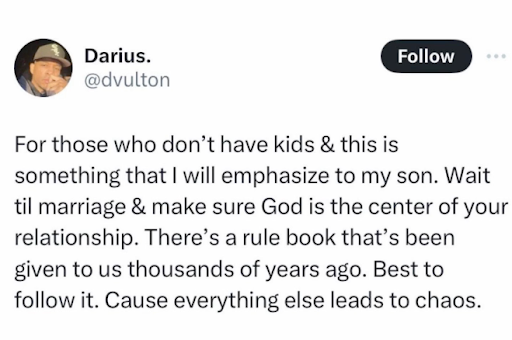 Screenshot. X/Twitter.