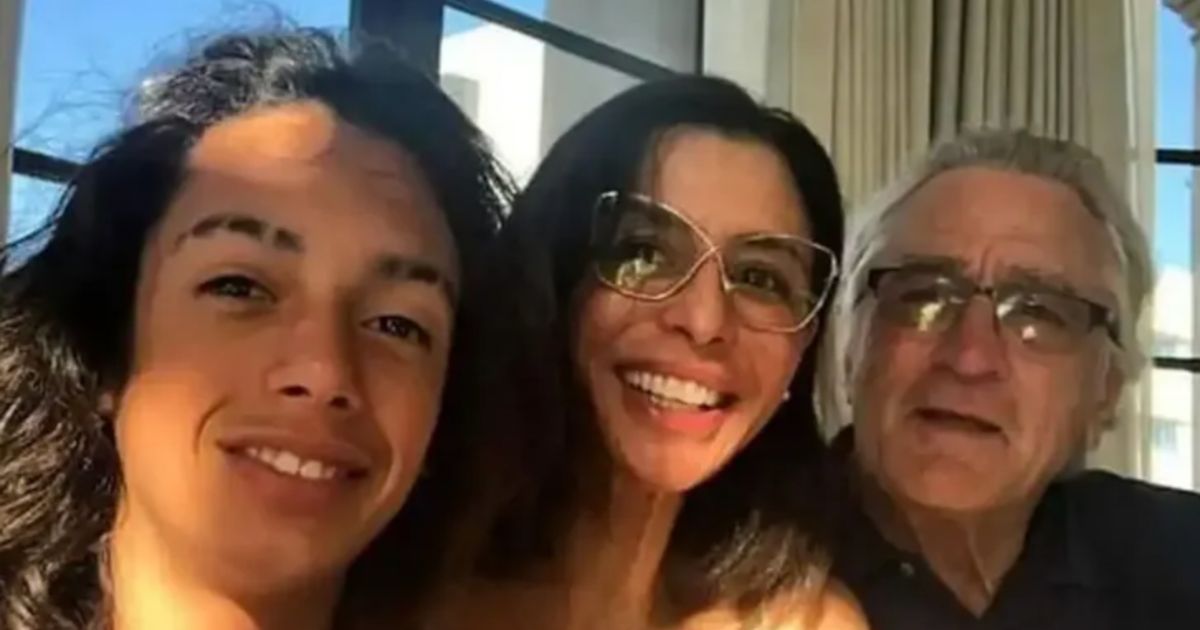 In an Instagram picture, Robert De Niro’s late grandson, Leandro, left, poses with his mother, Drena De Niro, center, and the famous actor, right.