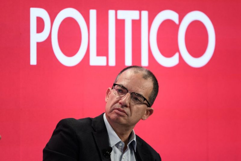 Moderna CEO Stephane Bancel looks on during a session at the World Economic Forum (WEF) annual meeting in Davos on May 23, 2022. (Photo by Fabrice COFFRINI / AFP) (Photo by FABRICE COFFRINI/AFP via Getty Images)