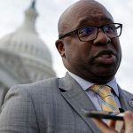 Rep. Bowman Is Joined By TikTok Users To Speak Out Against Banning The App WASHINGTON, DC - MARCH 22: U.S. Rep. Jamaal Bowman (D-NY) speaks to reporters after a news conference on TikTok in front of the U.S. Capitol on March 22, 2023 in Washington, DC. TikTok CEO Shou Zi Chew will testify before the House Energy and Commerce Committee tomorrow on whether the video-sharing app is safeguarding user data on the platform. (Photo by Alex Wong/Getty Images)